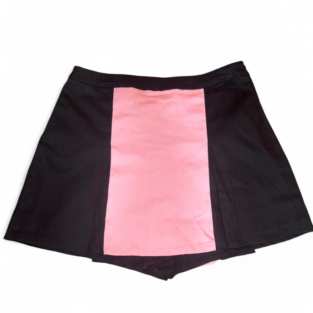 Punk Contrast Skort